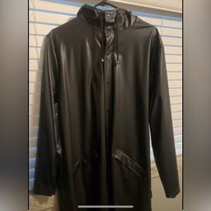 RAINS | RAINCOAT UNISEX Black Hoodie